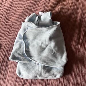 Halo Premie Newborn Light Blue Baby Swaddle Blanket